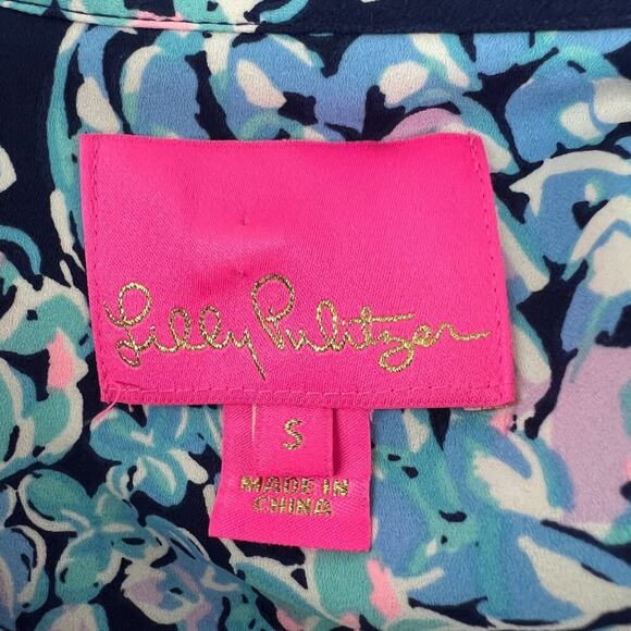 Lilly Pulitzer Winona Stretch Dress Pineapple Paradise Womens Size Small - Picture 4 of 5